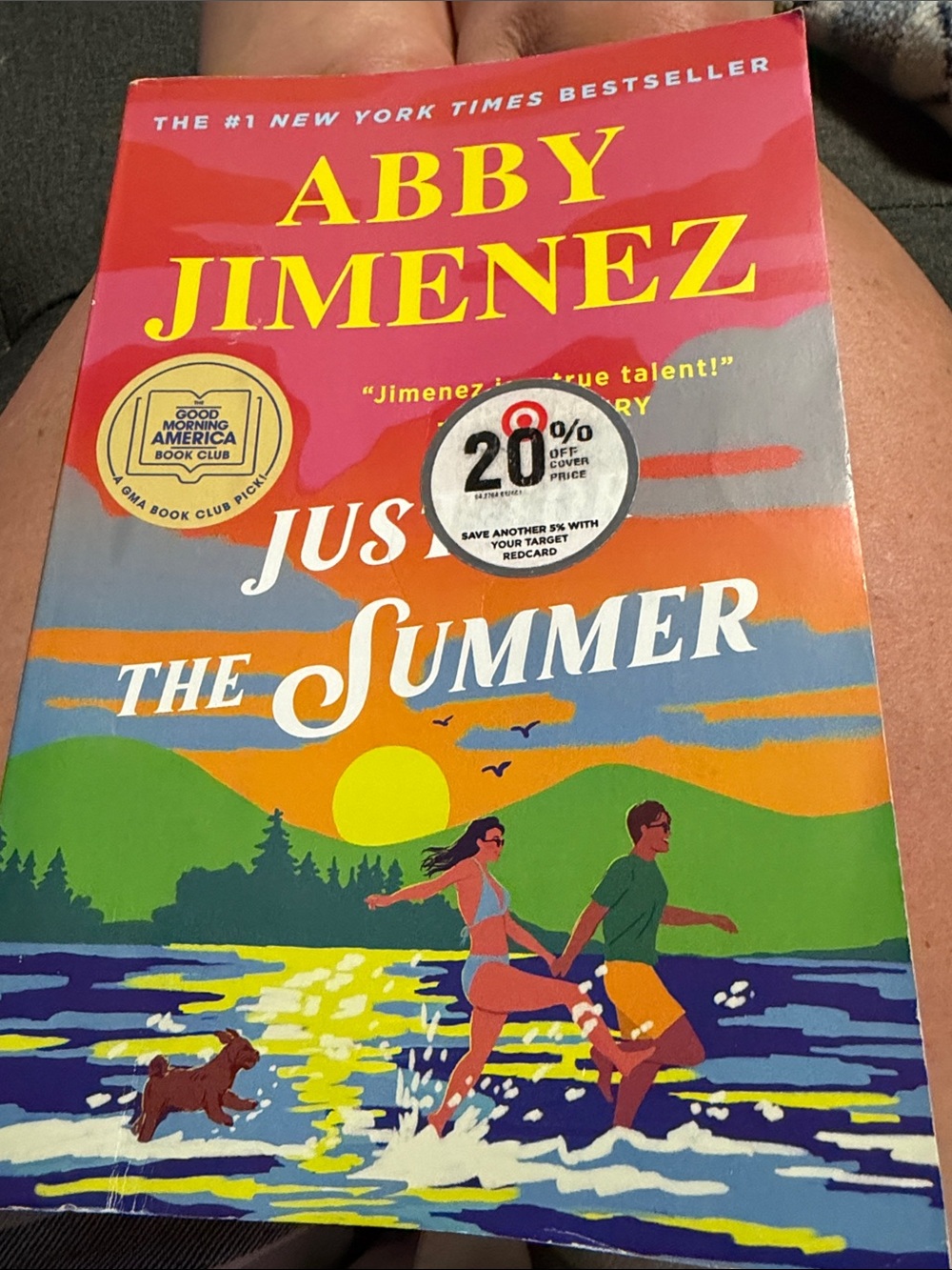 Abby Jimenez "Just the Summer" Paperback - Bright Multi